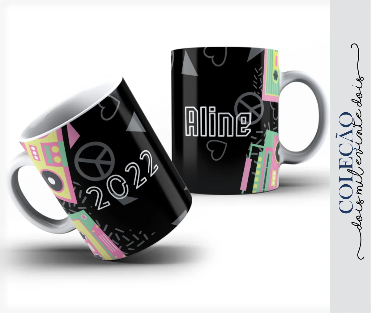 Pack Arte Caneca Feminina 2022 4 Pack Arte Caneca Feminina 2022