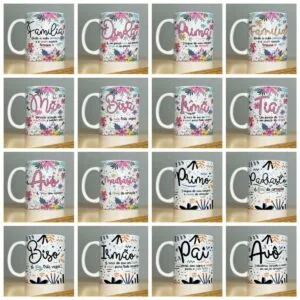 Pack Artes Canecas Família