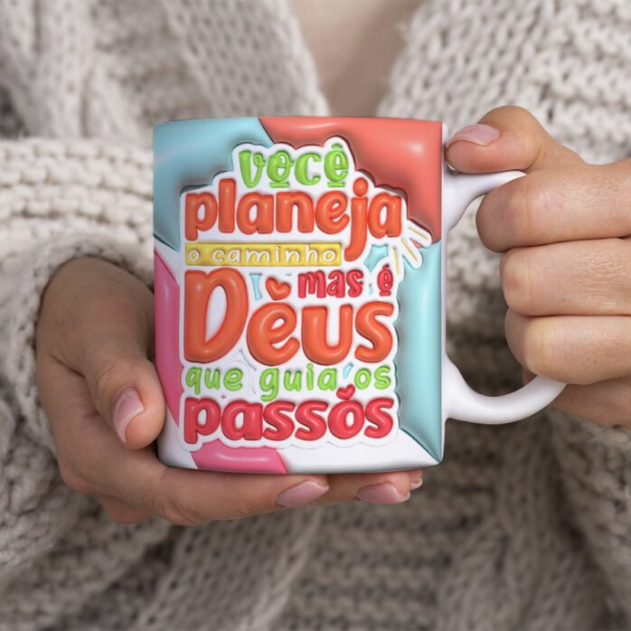 Pack Artes Canecas Frases Cristã