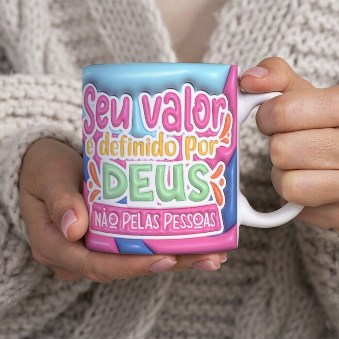 Pack Artes Canecas Frases Cristã