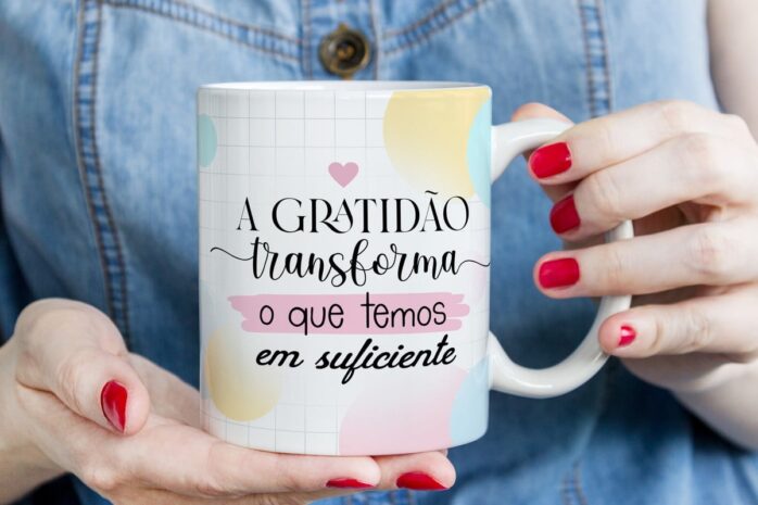 Pack Artes Canecas Gratidão