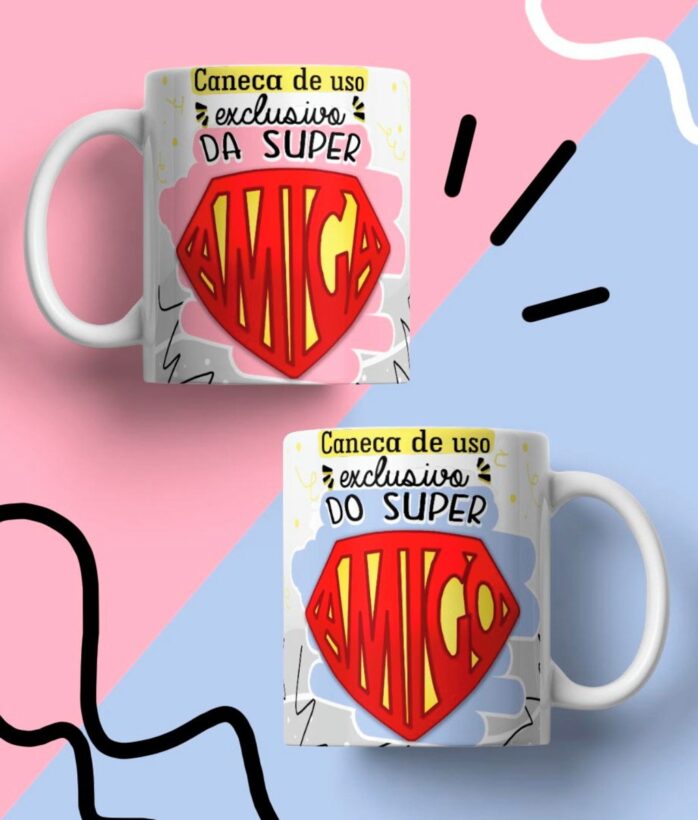 Pack Artes Canecas Supers - Png