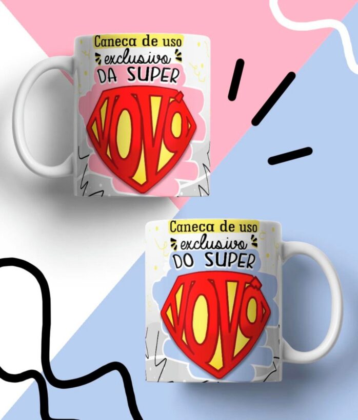 Pack Artes Canecas Supers - Png