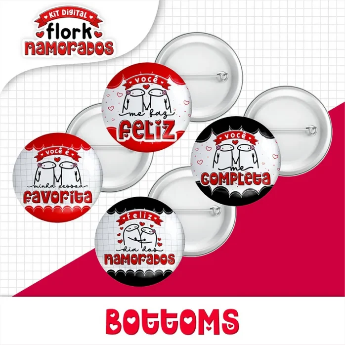 Pack Artes Flork Dias Dos Namorados Sublimacao Papelaria 4