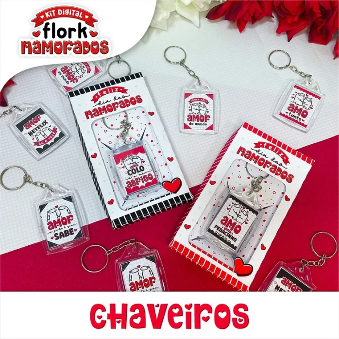 Pack Artes Flork Dias Dos Namorados Sublimacao Papelaria 7