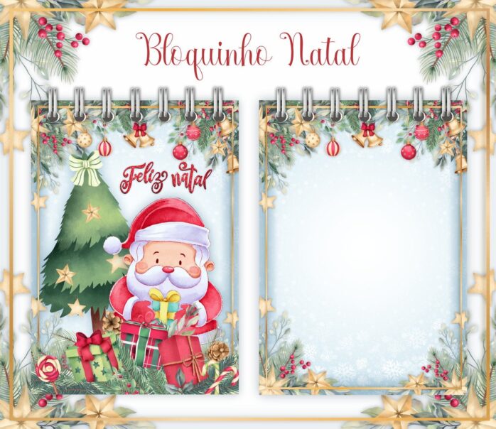 Pack Bloquinhos de Anotações Natal
