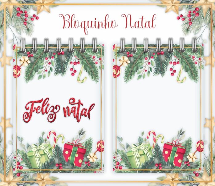 Pack Bloquinhos de Anotações Natal