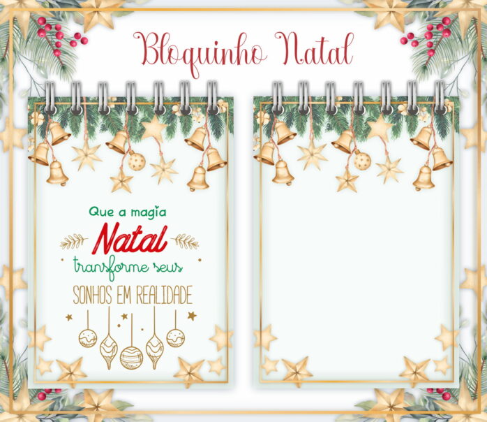 Pack Bloquinhos de Anotações Natal