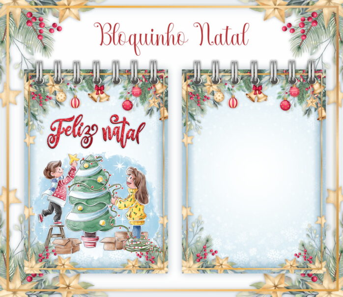 Pack Bloquinhos de Anotações Natal