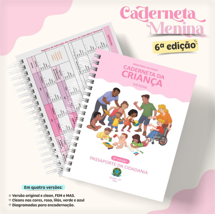 Pack Caderneta de Saúde 6 Edição
