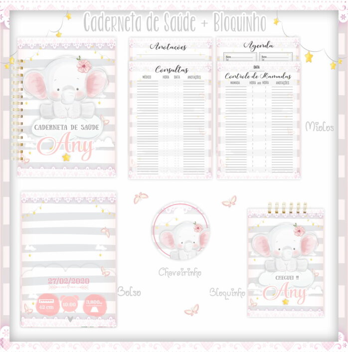 Pack Cadernetas de Saúde + Bloquinhos