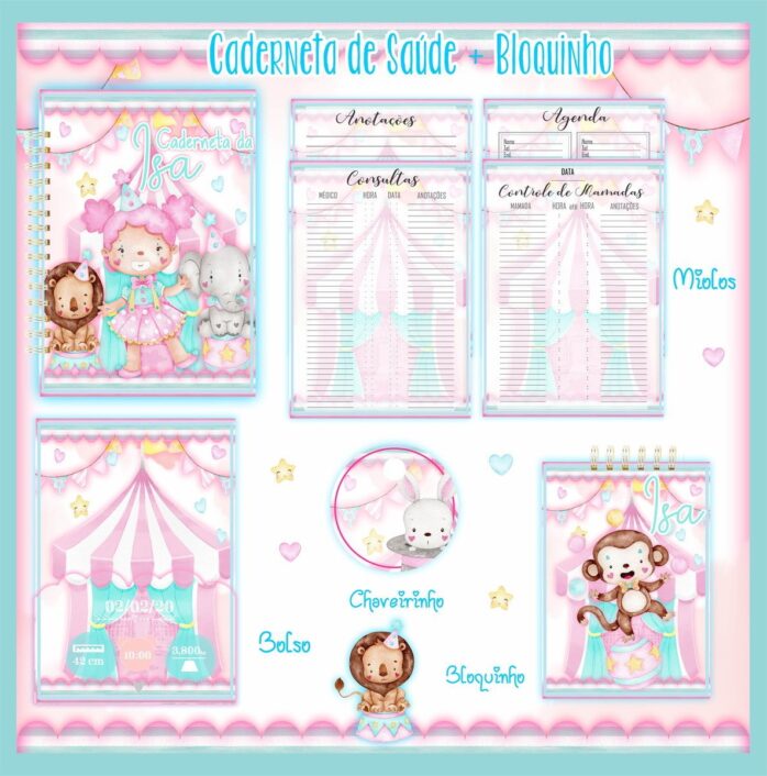 Pack Cadernetas de Saúde + Bloquinhos