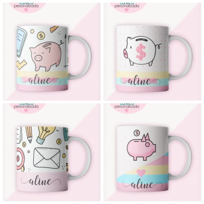 Pack Caderno Controle Financeiro Feminino