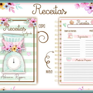 Pack Caderno de Receitas