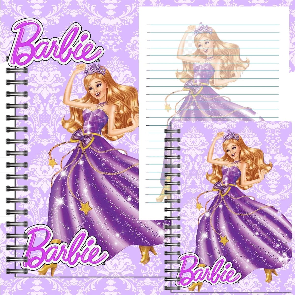 Pack Cadernos Escolares Meninas Arquivo Digital 24 Temas 2 Pack Cadernos Escolares Meninas Arquivo Digital 24 Temas - Imagem 2