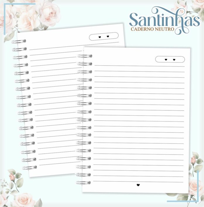 Pack Cadernos Santinhas