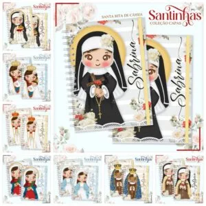 Pack Cadernos Santinhas