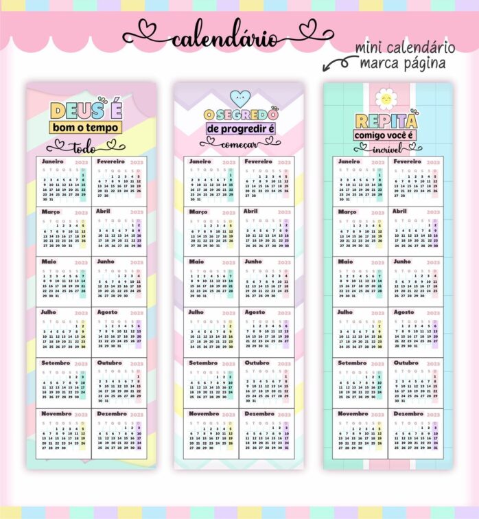 Pack Calendários 2023