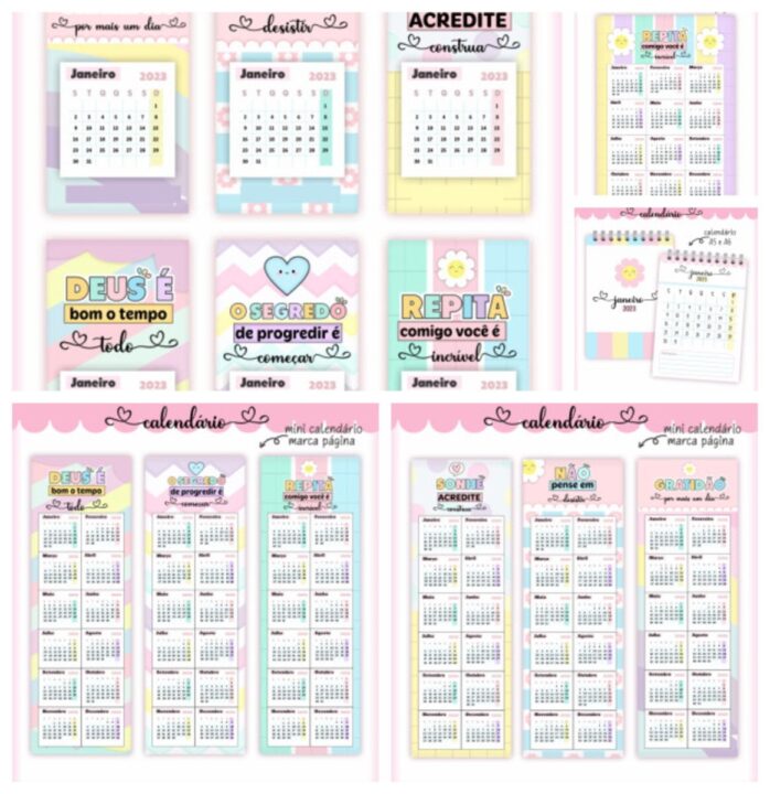 Pack Calendários 2023