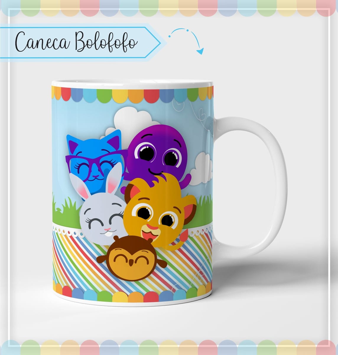 Pack de Artes para Caneca Infantil e Adolescente 2 Pack de Artes para Caneca Infantil e Adolescente - Imagem 2