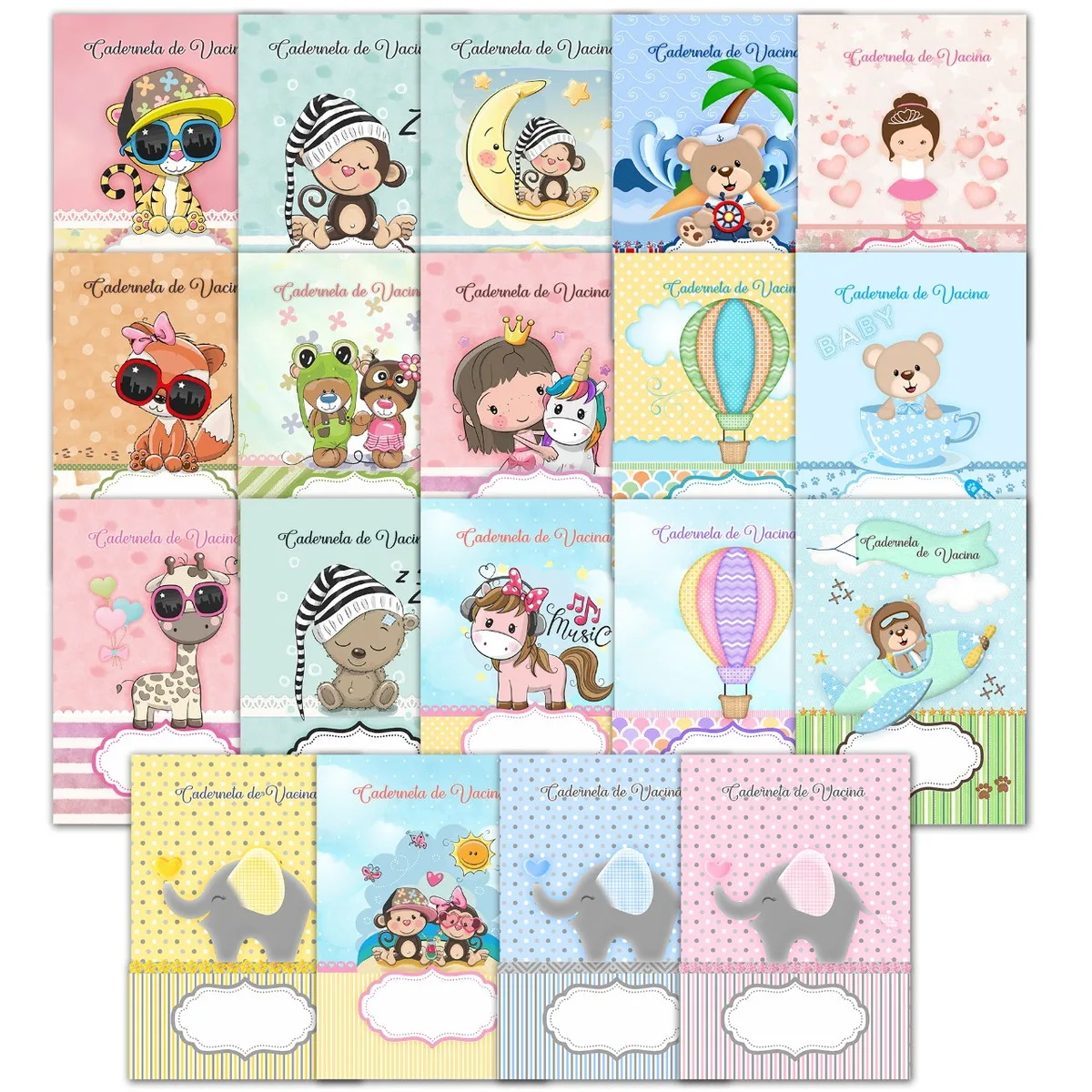 Pack Capas Cadernetas Vacina 1 Pack Capas Cadernetas Vacina