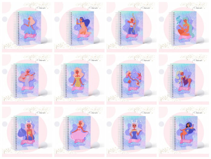 Pack Capas e Miolos Coleção Signos
