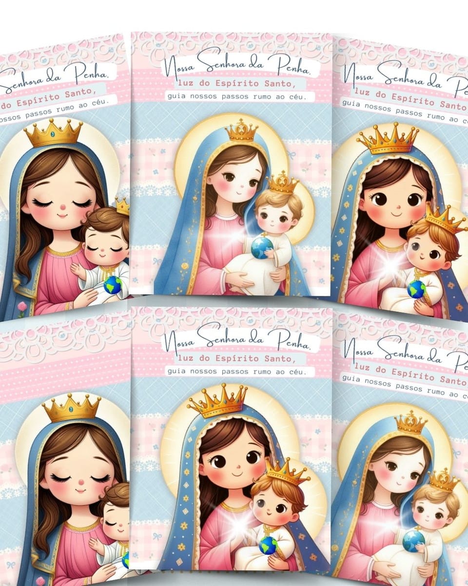 Pack Capas Nossa Senhora da Penha Arquivo Digital A4 A5 2 Pack Capas Nossa Senhora da Penha Arquivo Digital A4 A5 - Imagem 2