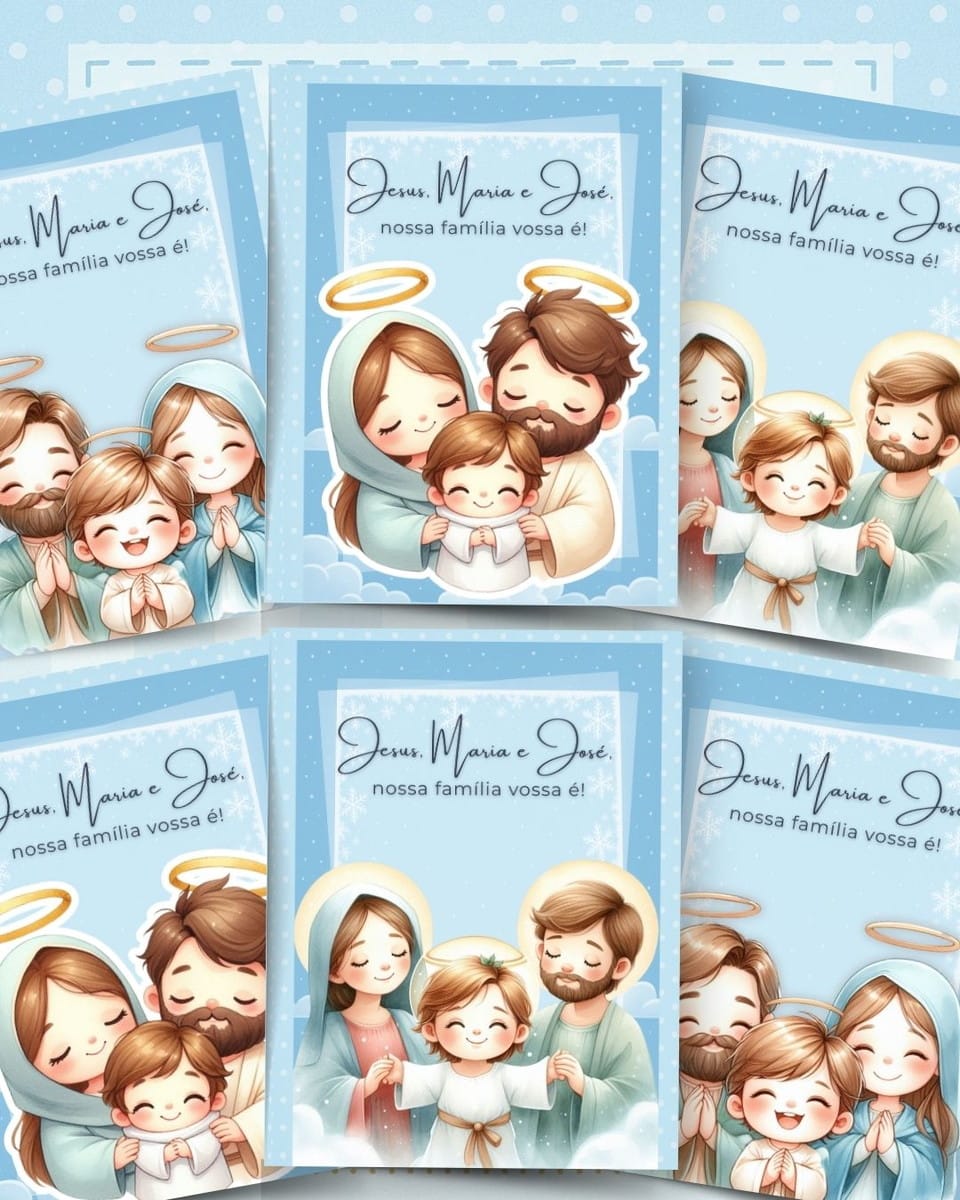 Pack Capas Sagrada Família Digital para Personalizar 2 Pack Capas Sagrada Família Digital para Personalizar - Imagem 2