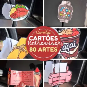 Pack Card Divulgacao 80 Modelos Porta E Retrovisor 10