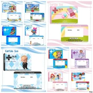 Pack Cartão Sus 5 Pack Cartão Sus