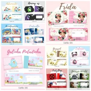 Pack Cartão Sus Meninos e Meninas 01 17 Pack Cartão Sus Meninos e Meninas 01