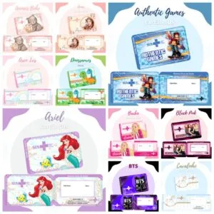 Pack Cartão Sus Meninos e Meninas