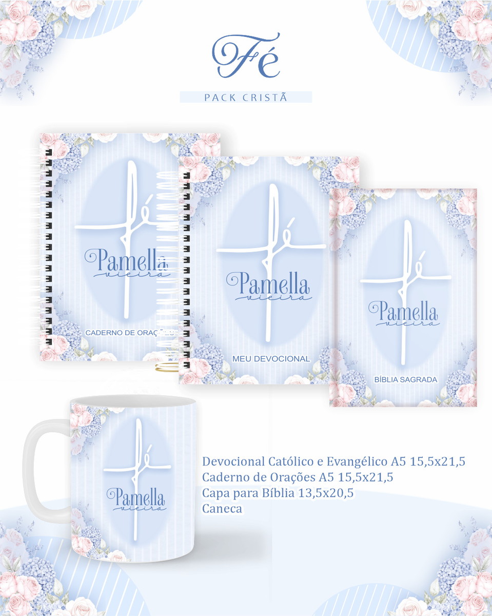 Pack Cristão Digital com Devocionais e Capas para Bíblia 1 Pack Cristão Digital com Devocionais e Capas para Bíblia