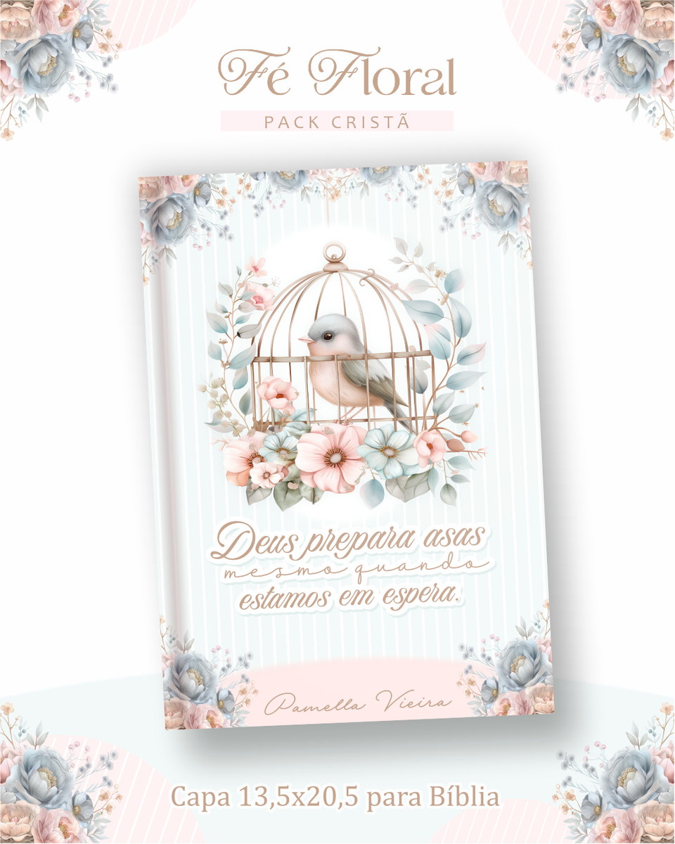 Arquivo Digital Cristão Floral para Devocional e Sublimação 4 Arquivo Digital Cristão Floral para Devocional e Sublimação - Imagem 4