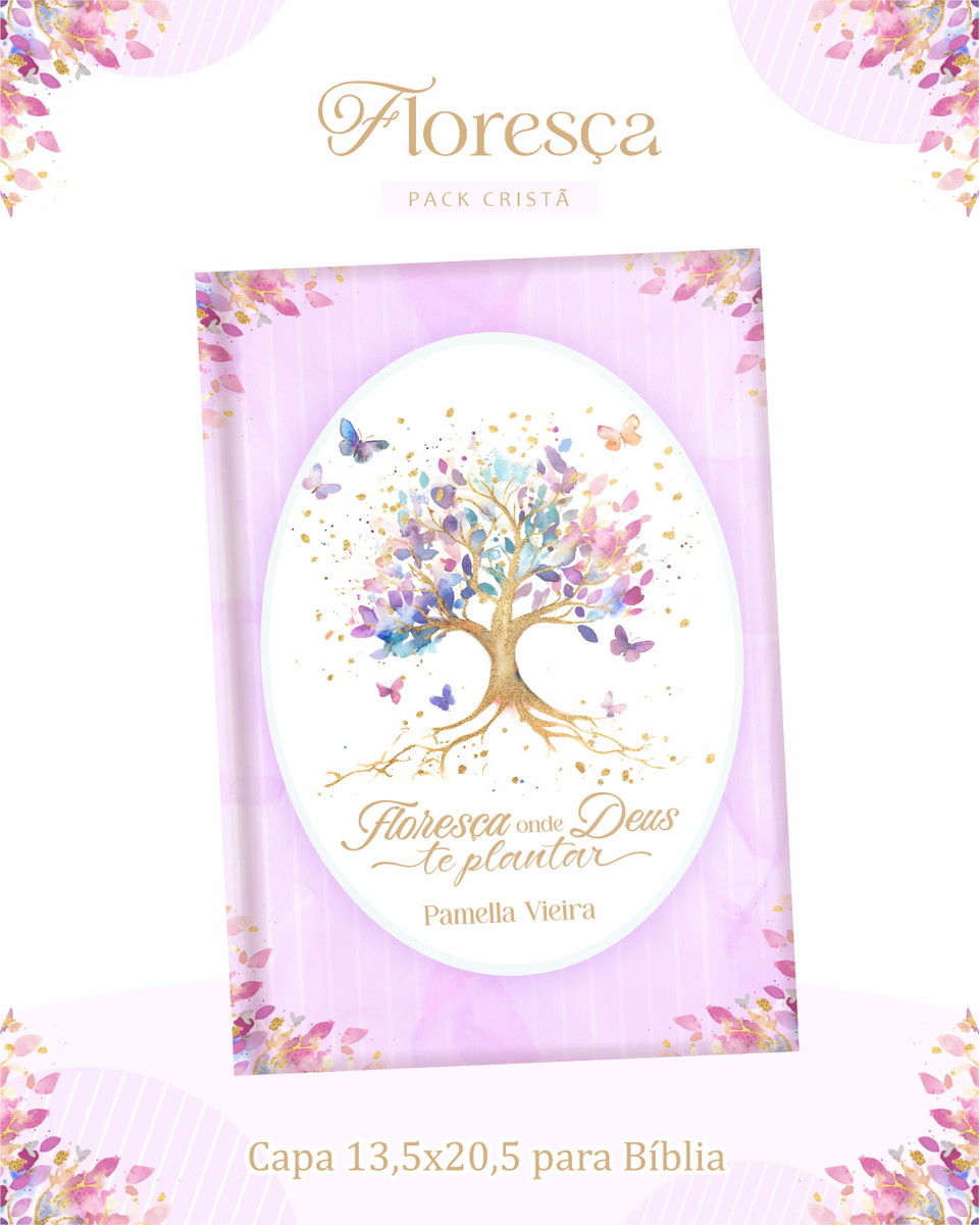 Pack Cristão Floresça Digital com Tema Floral Delicado 4 Pack Cristão Floresça Digital com Tema Floral Delicado - Imagem 4