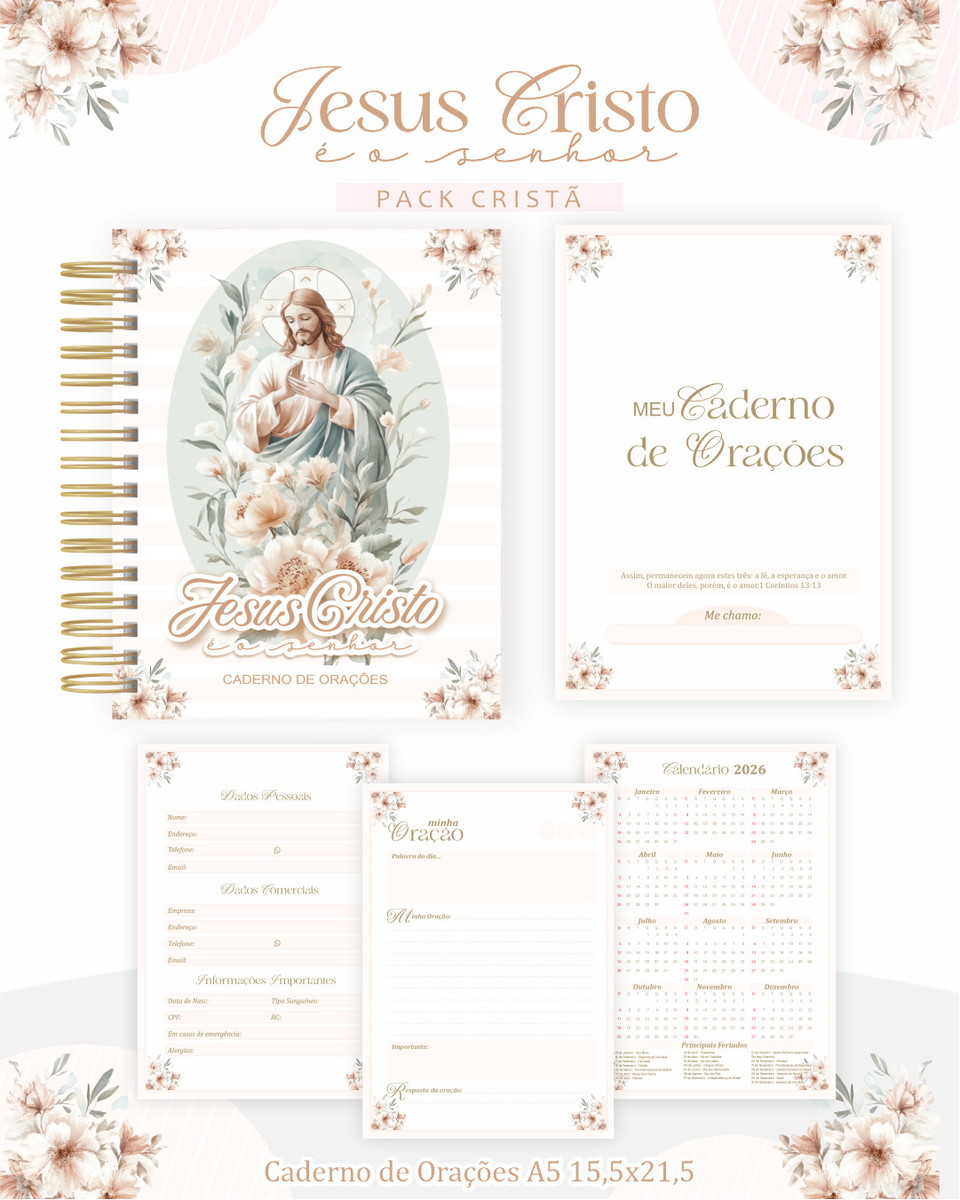 Pack Cristão Digital Jesus Cristo é o Senhor Completo 2 Pack Cristão Digital Jesus Cristo é o Senhor Completo - Imagem 2