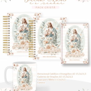 Pack Cristão Digital Jesus Cristo é o Senhor Completo 15 pack crista jesus cristo e o senhor arquivo digital