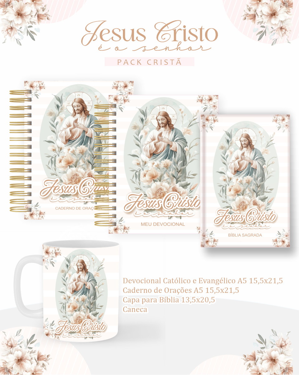 Pack Cristão Digital Jesus Cristo é o Senhor Completo 1 Pack Cristão Digital Jesus Cristo é o Senhor Completo