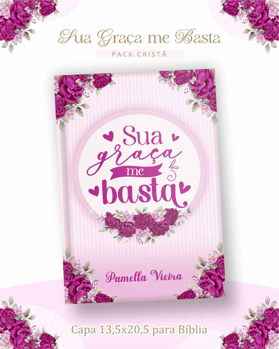 Pack Cristão Feminino Lettering Católico Digital 4 Pack Cristão Feminino Lettering Católico Digital - Imagem 4