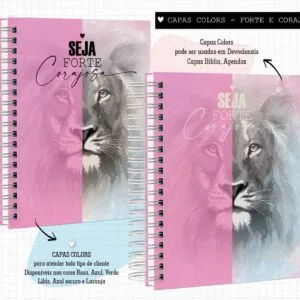 Pack de Capas Forte e Corajosa Colors- Arquivo Digital