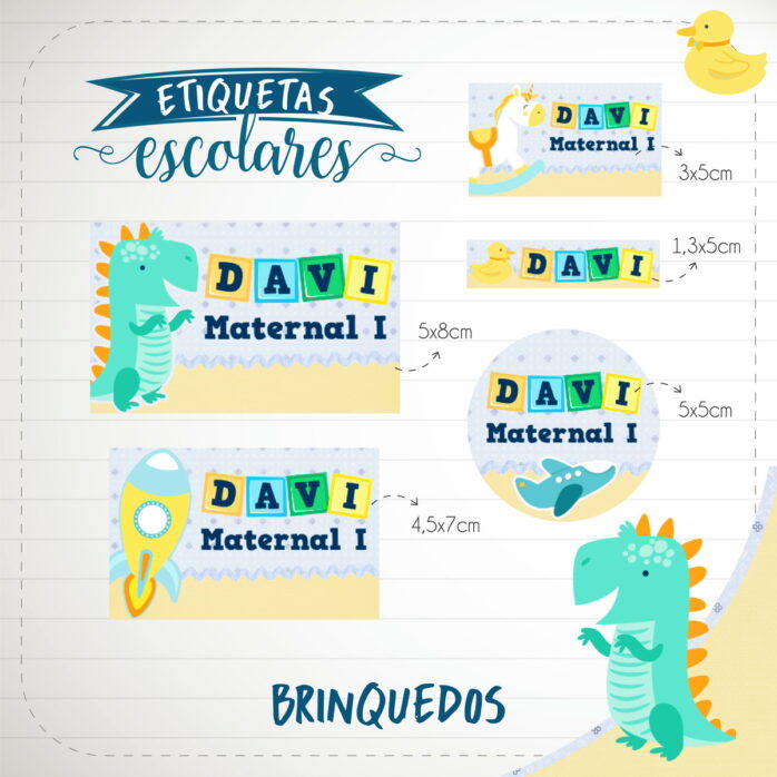 Pack de Etiquetas Escolares