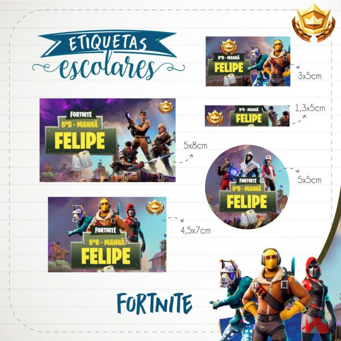 Pack de Etiquetas Escolares