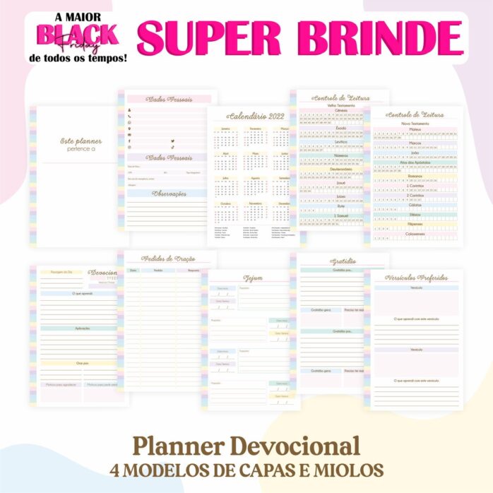Pack Devocional Candy Colors