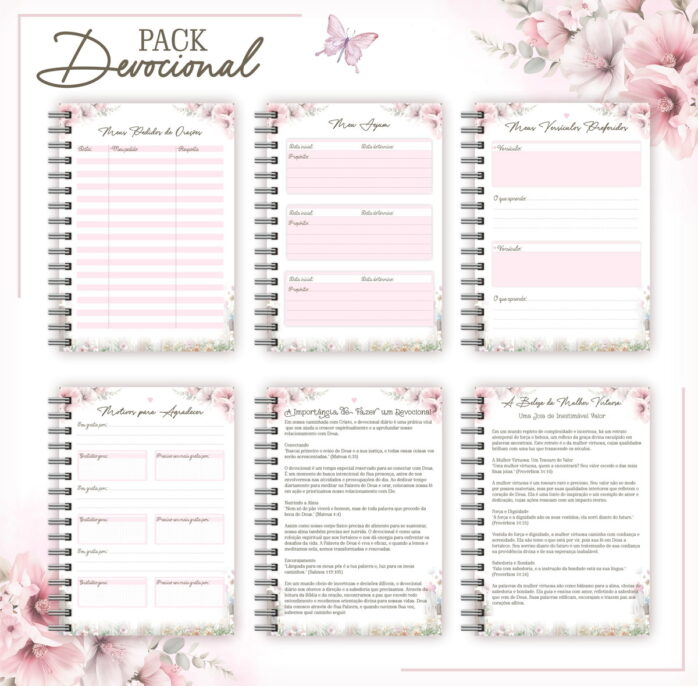 Pack Devocional Feminino- Arquivo Digital