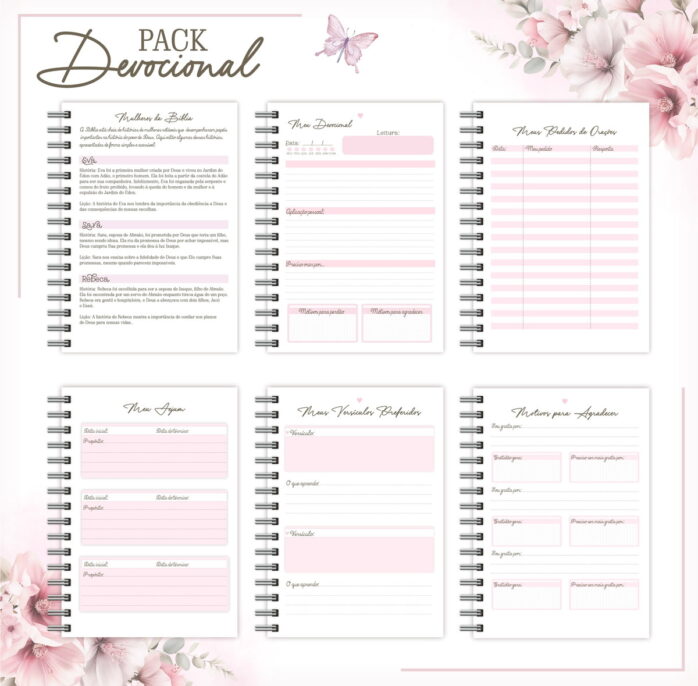 Pack Devocional Feminino- Arquivo Digital