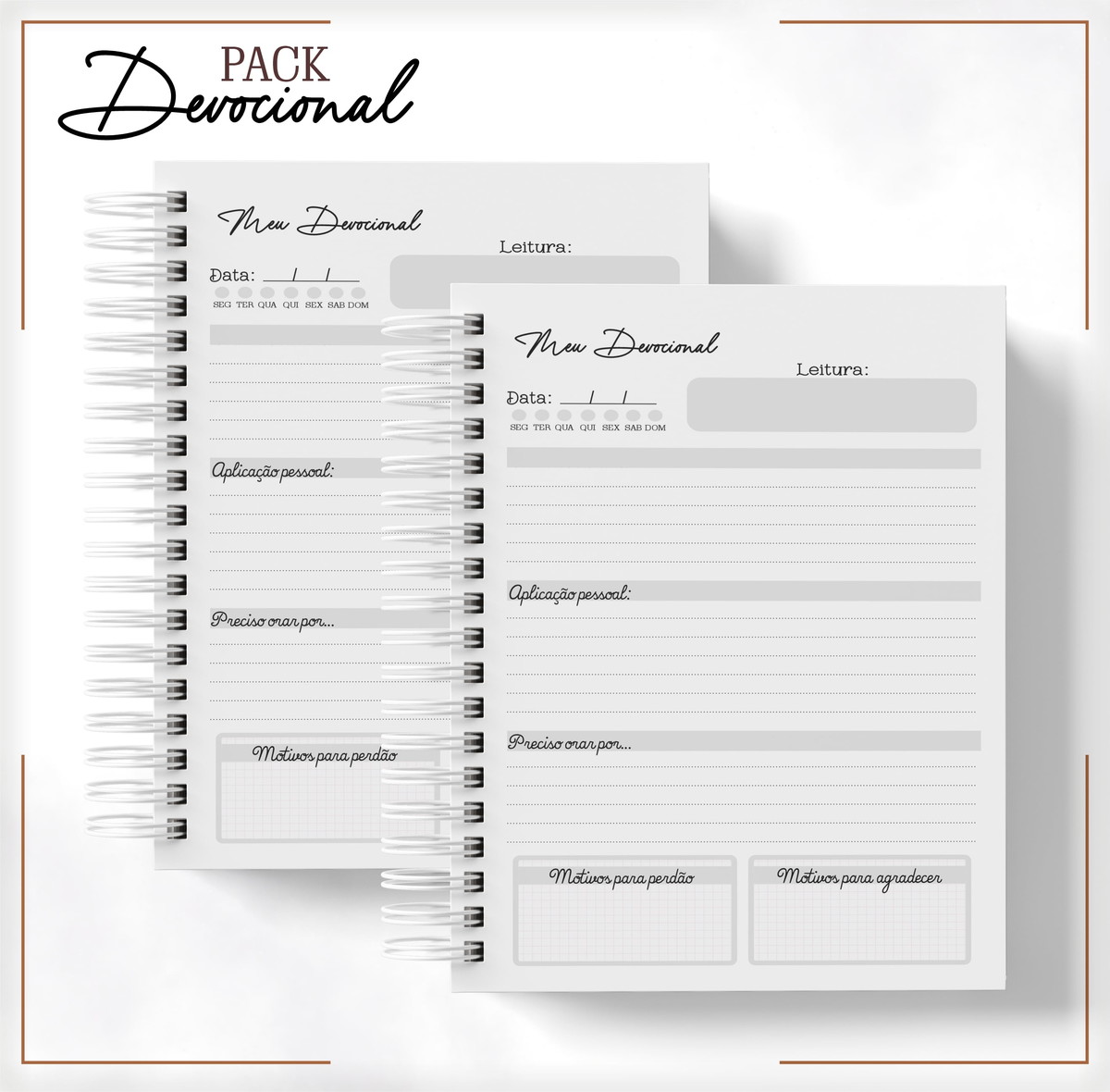 Pack Devocional Masculino de Leão para Sublimação 3 Pack Devocional Masculino de Leão para Sublimação - Imagem 3