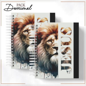 Pack Devocional Masculino de Leão para Sublimação 6 pack devocional masculino arquivo digital