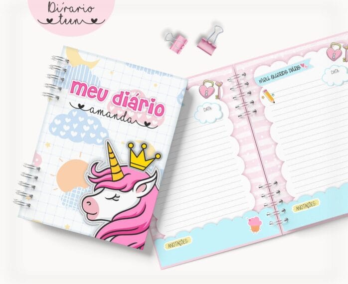 PACK DIÁRIO TEEN MENINA