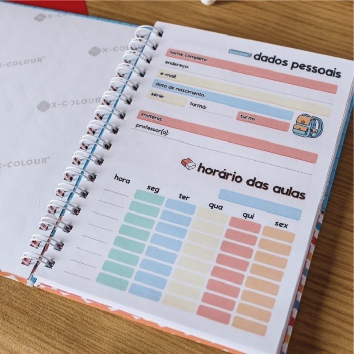 Pack Digital Agenda Escolar Volta Às Aulas 2023 Caneca Tag