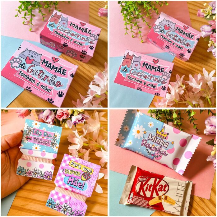 Pack Digital Dia das Mães 2023 Tags Cards Porta Lixa Balinha